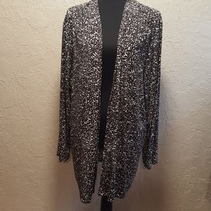 Maggie Barnes Brn and white Light jacket sz 2X